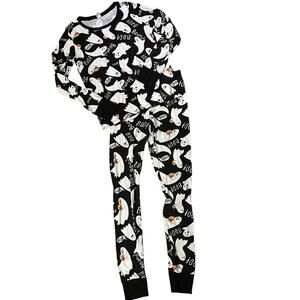 Old Navy Matching Graphic Pajama Set Me & My Boos Womens Size Medium Tall
